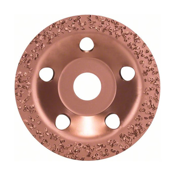 Tungsten carbide grinding head 115 x 22,23 mm, coarse, flat - image 01