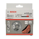 Tungsten carbide grinding head 115 x 22,23 mm, coarse, flat - image 02