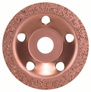 Tungsten carbide grinding head 115 x 22,23 mm, medium, flat