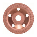 Tungsten carbide grinding head 115 x 22,23 mm, fine, flat - image 01