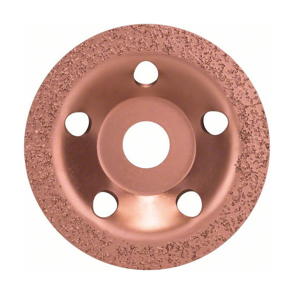 Tungsten carbide grinding head 115 x 22,23 mm, fine, flat - image 01