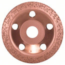 Tungsten carbide grinding head 115 x 22,23 mm, fine angled-1