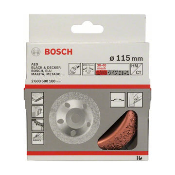 Tungsten carbide grinding head 115 x 22,23 mm, fine angled - image 02