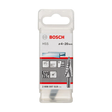 Step drill bits HSS 4 - 20 mm, 8,0 mm, 70,5 mm - image 02