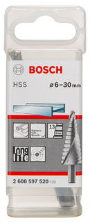 Step drill bits HSS 6 - 30 mm, 10,0 mm, 93,5 mm-2