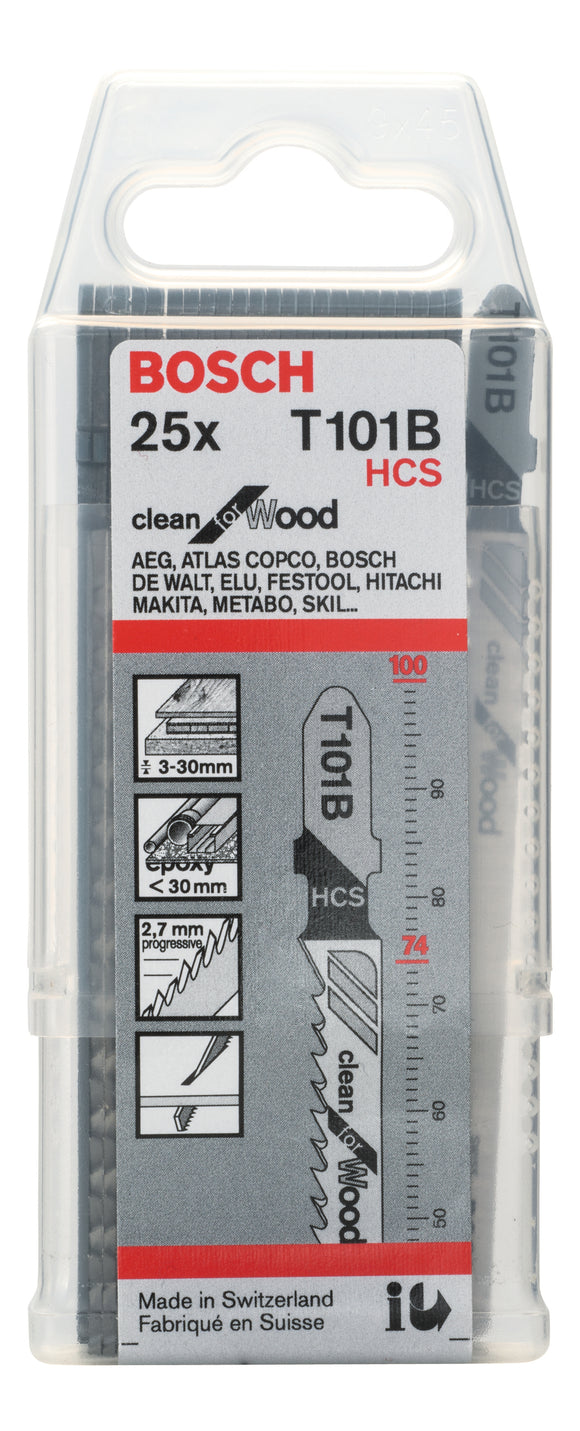 Jigsaw blade T 101 B 25pc