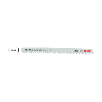 PRO Multi Material thick and thin T345XF Jigsaw Blade, 132 mm, 3 pcs - image 01