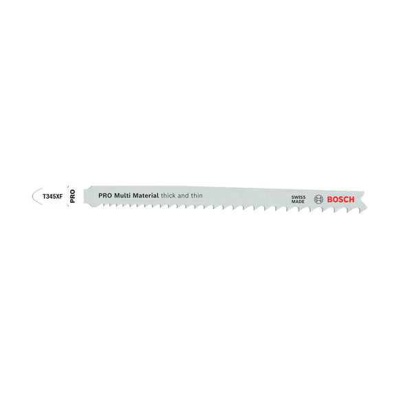 PRO Multi Material thick and thin T345XF Jigsaw Blade, 132 mm, 3 pcs - image 01