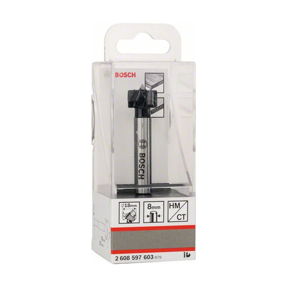 TC tipped hinge cutting bit 18 x 90 x 8mm shaft - image 02