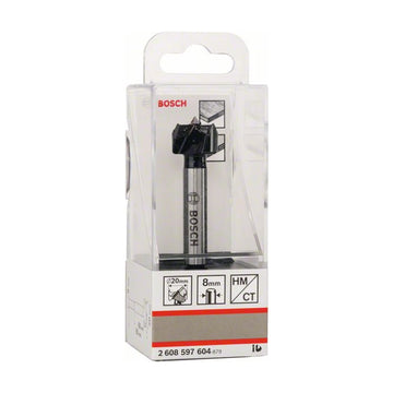 TC tipped hinge cutting bit 20 x 90 x 8mm shaft - image 02