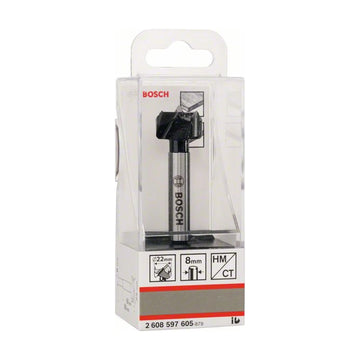 TC tipped hinge cutting bit
 22 x 90 x 8mm shaft - image 02