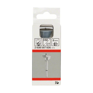 TC tipped hinge cutting bit 24 x 90 x 8mm shaft - image 02