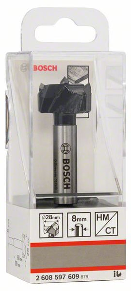 TC tipped hinge cutting bit
 28 x 90 x 8mm shaft - 0