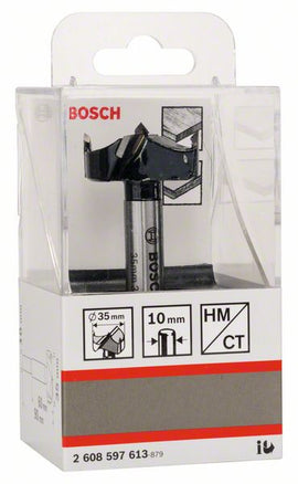 TC tipped hinge cutting bit
 35 x 90 x 10mm shaft - 0