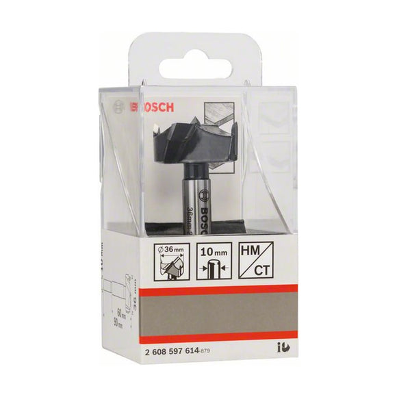 TC tipped hinge cutting bit
 36 x 90 x 10mm shaft - image 02