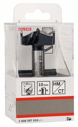 TC tipped hinge cutting bit
 40 x 90 x 10mm shaft - 0