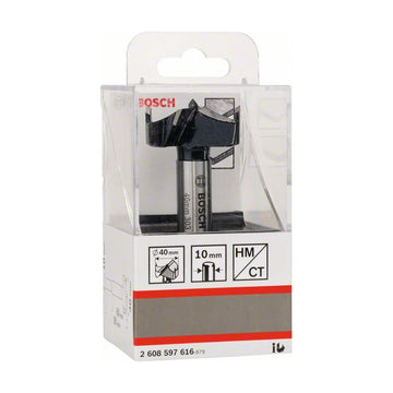 TC tipped hinge cutting bit
 40 x 90 x 10mm shaft - image 02