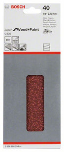 Expert for Wood & Paint, 93 x 230 mm, 40, 8 holes, 10 pc, clip on-2