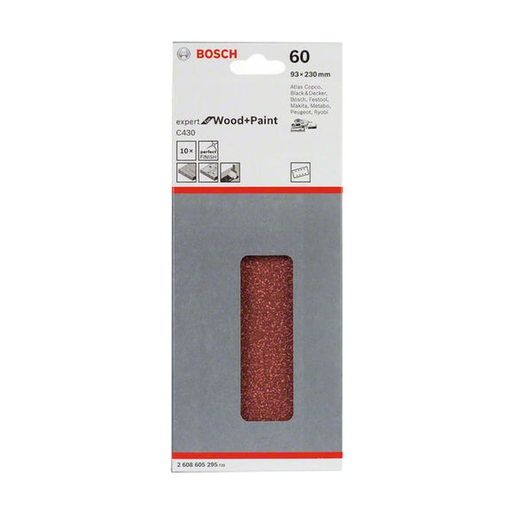 Expert for Wood & Paint, 93 x 230 mm, 60, 8 holes, 10 pc, clip on - image 02
