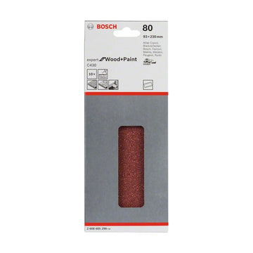 Expert for Wood & Paint, 93 x 230 mm, 80, 8 holes, 10 pc, clip on - image 02