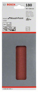 Expert for Wood & Paint, 93 x 230 mm, 180, 8 holes, 10 pc, clip on-2