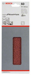 Expert for Wood & Paint, 93 x 230 mm, 60, no holes, 10 pc, clip on-2