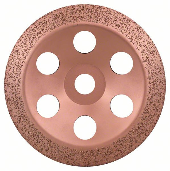Tungsten carbide grinding head 180 x 22,23 mm, coarse, angled