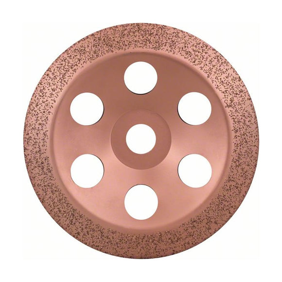 Tungsten carbide grinding head 180 x 22,23 mm, coarse, angled - image 01