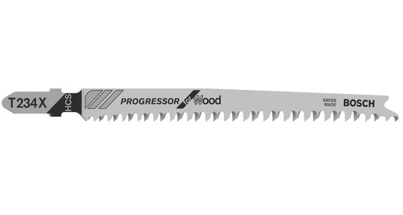 Jigsaw blade T 234 X
, 3 pc (universal, clean through thin & thick)