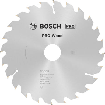 PRO Wood Circular Saw Blade, 184 x 2.6 x 30 mm, T24
