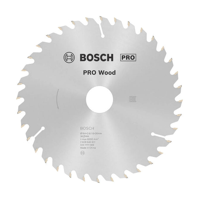 PRO Wood Circular Saw Blade, 184 x 2.6 x 30 mm, T36 - image 01