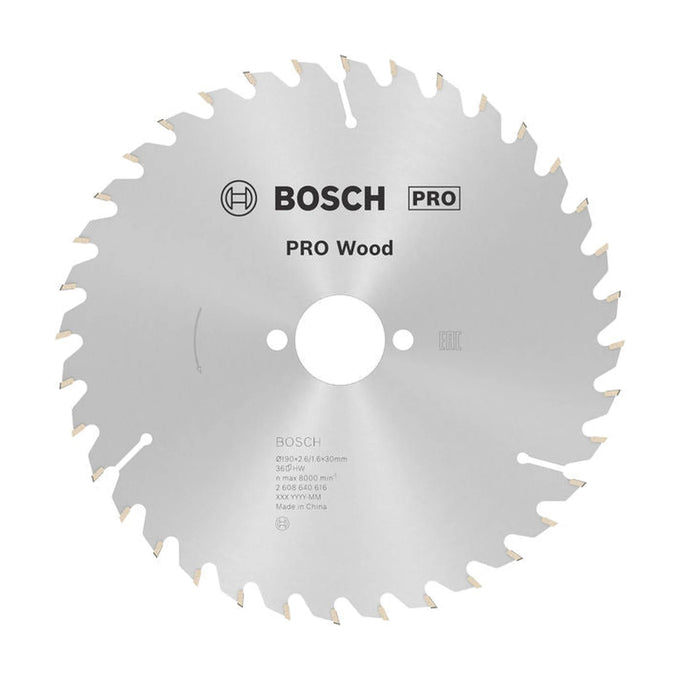 PRO Wood Circular Saw Blade, 190 x 2.6 x 30 mm, T36 - image 01