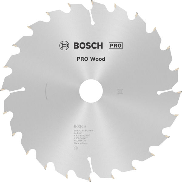 PRO Wood Circular Saw Blade, 230 x 2.8 x 30 mm, T24