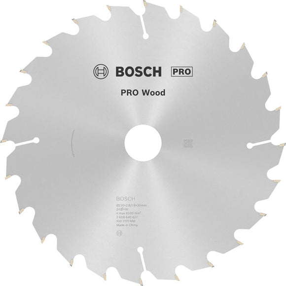 PRO Wood Circular Saw Blade, 230 x 2.8 x 30 mm, T24