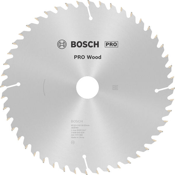 PRO Wood Circular Saw Blade, 230 x 2.8 x 30 mm, T48
