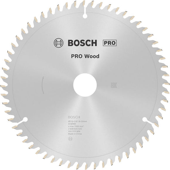 PRO Wood Circular Saw Blade, 216 x 2.8 x 30 mm, T60