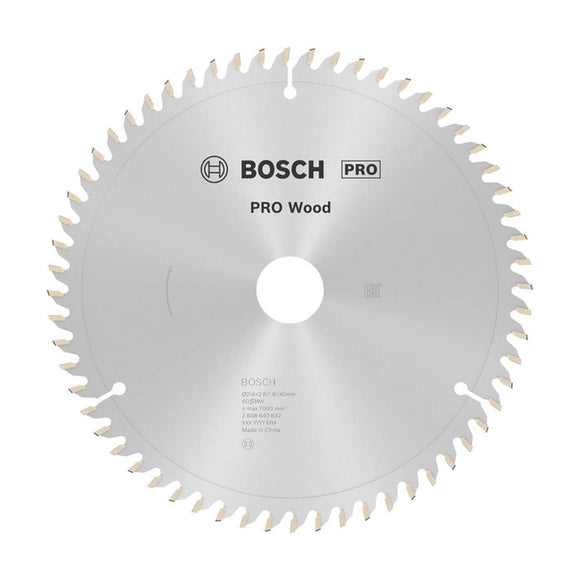 PRO Wood Circular Saw Blade, 216 x 2.8 x 30 mm, T60 - image 01