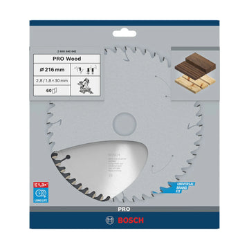 PRO Wood Circular Saw Blade, 216 x 2.8 x 30 mm, T60 - image 02