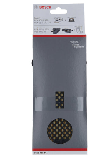 Bosch Micro Filter box for GEX, PEX, GSS, PBS - 0