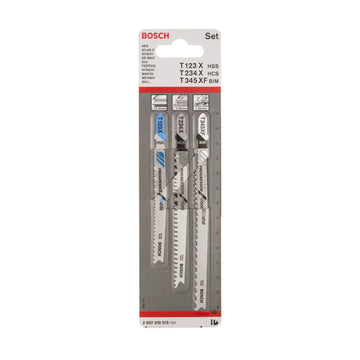 Bosch 3-piece jigsaw blade set T-Shank Progressors for Wood and Metal - image 02