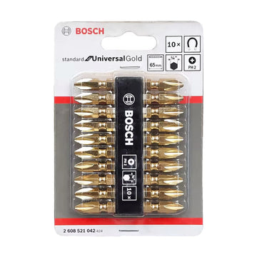 Bosch 10-piece double ended bit set PH2/PH2 - image 02