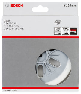 Sanding pad Extra Soft for random orbital sanders, 150 mm - 0