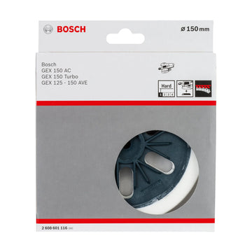 Sanding pad Hard for random orbital sanders, 150 mm - image 02