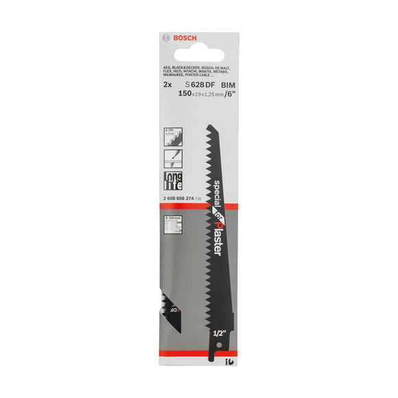 Reciprocating saw blade S 628 DF
 150x19x1.25, 2 pc - image 02
