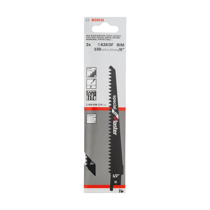 Reciprocating saw blade S 628 DF
 150x19x1.25, 2 pc - image 02