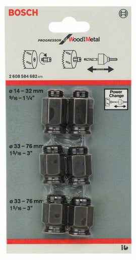 Power Change Adapter Nut Set, 6 pcs - 0