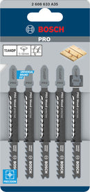PRO Wood precise T144DP Jigsaw Blade, 100 mm, 5 pcs
 5 pc (cuts at accurate angles)-2