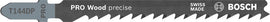 PRO Wood precise T144DP Jigsaw Blade, 100 mm, 5 pcs
 5 pc (cuts at accurate angles)