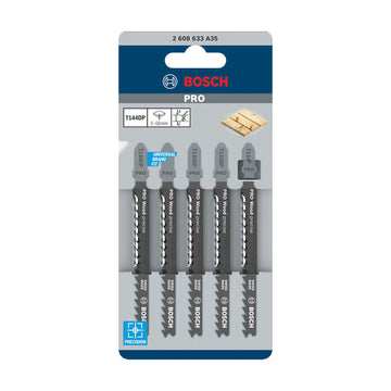 PRO Wood precise T144DP Jigsaw Blade, 100 mm, 5 pcs
 5 pc (cuts at accurate angles) - image 02