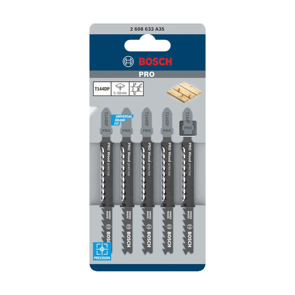PRO Wood precise T144DP Jigsaw Blade, 100 mm, 5 pcs
 5 pc (cuts at accurate angles) - image 02